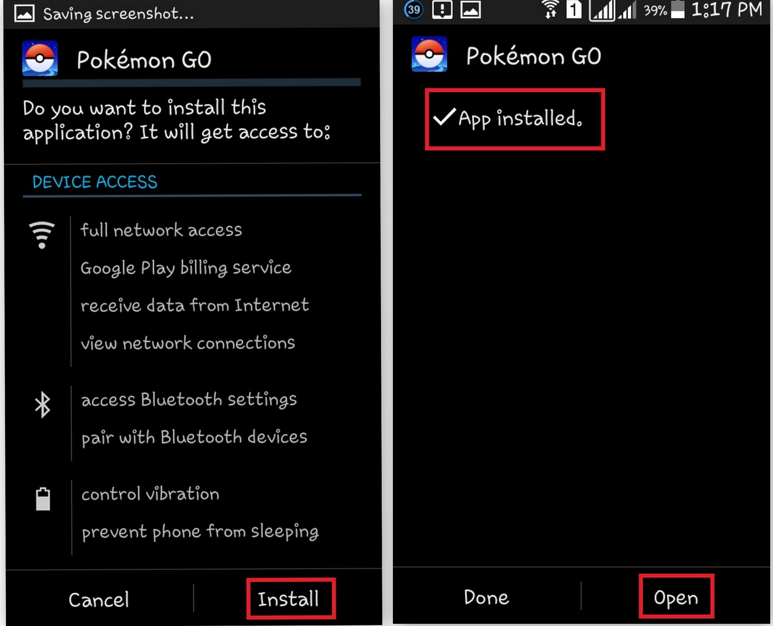 PokemonGo Install