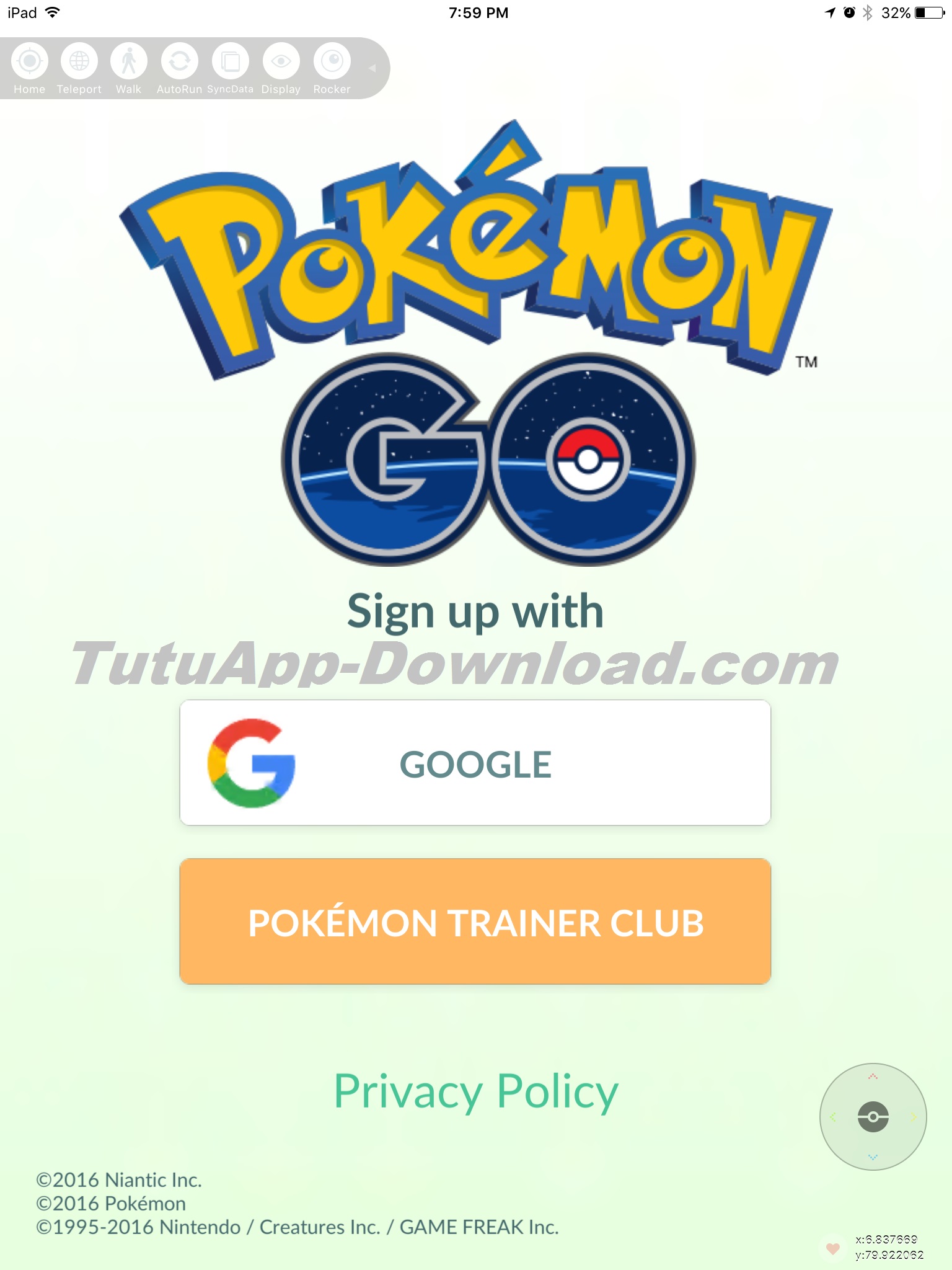 PokemonGo hack account