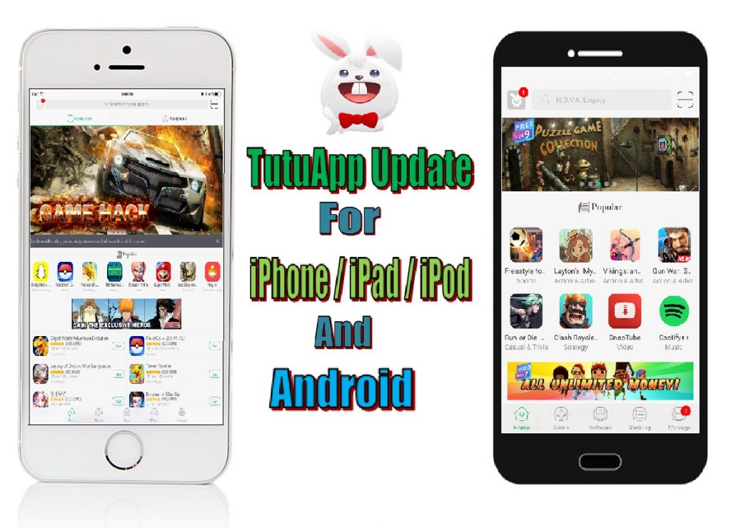 Way to update TutuApp for your iPhone, iPad, iPod & Android Smart Phones.