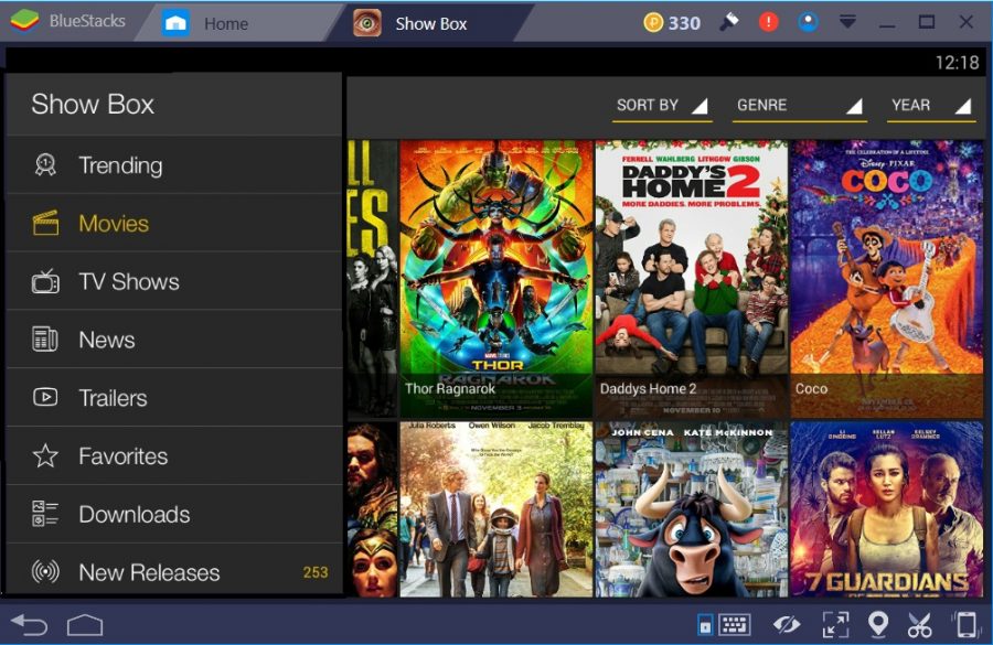 how to download movie box on pc