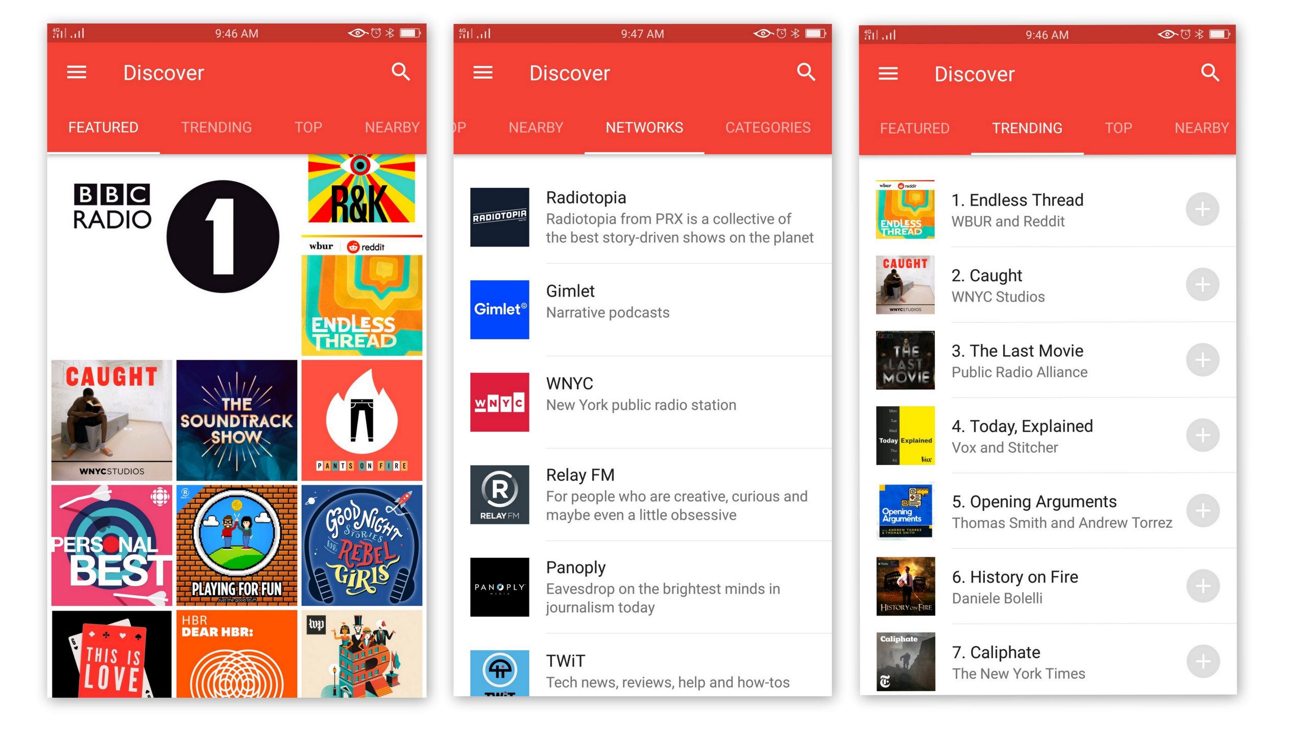 play pocket casts